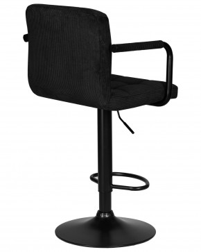 Стул барный DOBRIN KRUGER ARM BLACK, черный вельвет (LAR-E2041-52) в Нефтекамске - neftekamsk.ok-mebel.com | фото 4