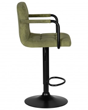 Стул барный DOBRIN KRUGER ARM BLACK, зеленый вельвет (LAR-E2041-7) в Нефтекамске - neftekamsk.ok-mebel.com | фото 3