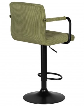 Стул барный DOBRIN KRUGER ARM BLACK, зеленый вельвет (LAR-E2041-7) в Нефтекамске - neftekamsk.ok-mebel.com | фото 4