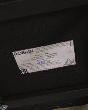 Стул обеденный DOBRIN ROBY, ЭМАЛЬ ЧЕРНЫЙ МУАР велюр Catania Forest в Нефтекамске - neftekamsk.ok-mebel.com | фото 12