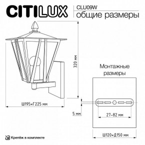 Светильник на штанге Citilux FORTS CLU09W в Нефтекамске - neftekamsk.ok-mebel.com | фото 9