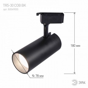 Светильник на штанге Эра  TR5-30 COB BK в Нефтекамске - neftekamsk.ok-mebel.com | фото 5