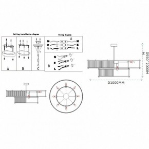 Светильник на штанге Imperiumloft RH Marais Round Chandelier 40,2668 в Нефтекамске - neftekamsk.ok-mebel.com | фото 11