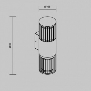 Светильник на штанге Maytoni Alura O492WL-02GF в Нефтекамске - neftekamsk.ok-mebel.com | фото 5