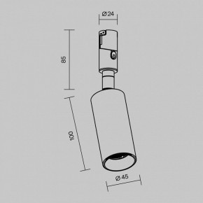 Светильник на штанге Maytoni Focus Led TR201-1-10W3K-M-B в Нефтекамске - neftekamsk.ok-mebel.com | фото 7