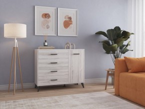 СВЕТЛАНА LOFT Комод-тумба (сосна белая loft) в Нефтекамске - neftekamsk.ok-mebel.com | фото 3