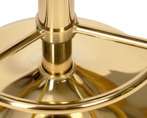 Табурет барный DOBRIN BRUNO GOLD, черный велюр (MJ9-101) в Нефтекамске - neftekamsk.ok-mebel.com | фото 2