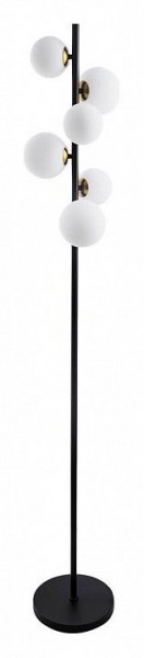 Торшер Arte Lamp Gemini A2243PN-6BK в Нефтекамске - neftekamsk.ok-mebel.com | фото