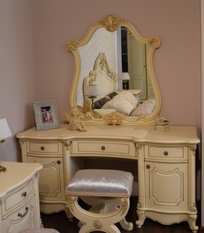 Туалетный стол + Зеркало Мона Лиза (крем) в Нефтекамске - neftekamsk.ok-mebel.com | фото 6