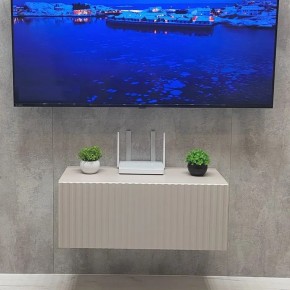Тумба подвесная под ТВ LINES MTV1-MA 750 Бежевый (Леда-М 10.1.5) в Нефтекамске - neftekamsk.ok-mebel.com | фото 5