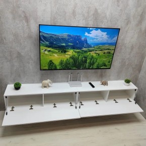 Тумба подвесная под ТВ LINES MTV4-MA 1150 Белый матовый (Белый-M 10.1.2) в Нефтекамске - neftekamsk.ok-mebel.com | фото 11