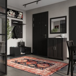 Тумба СИРИУС двухдверная, цвет Дуб Венге в Нефтекамске - neftekamsk.ok-mebel.com | фото 4