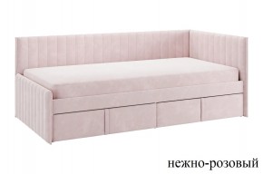 ТВИКС Кровать (тахта) с ящиками 900 (нежно-розовый) в Нефтекамске - neftekamsk.ok-mebel.com | фото