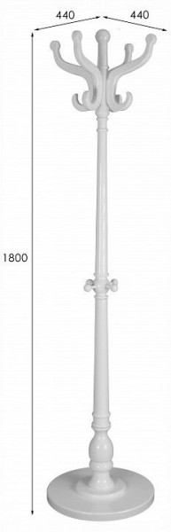 Вешалка-стойка В 1Н в Нефтекамске - neftekamsk.ok-mebel.com | фото 7