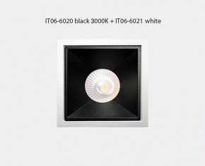 Встраиваемый светильник Italline IT06-6020 IT06-6020 black 3000K + IT06-6021 black в Нефтекамске - neftekamsk.ok-mebel.com | фото 3