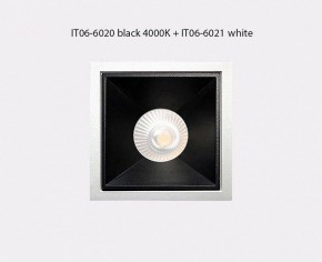 Встраиваемый светильник Italline IT06-6020 IT06-6020 black 4000K + IT06-6021 black в Нефтекамске - neftekamsk.ok-mebel.com | фото 3