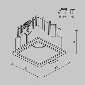 Встраиваемый светильник Maytoni Alfa LED DL043-01-10W4K-SQ-B-1 в Нефтекамске - neftekamsk.ok-mebel.com | фото 11