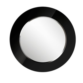 Зеркало круглое черный (РМ/02) в Нефтекамске - neftekamsk.ok-mebel.com | фото