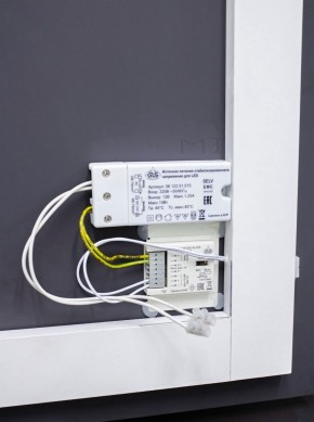 Зеркало Минск 700х700 с подсветкой Домино (GL7039Z) в Нефтекамске - neftekamsk.ok-mebel.com | фото 6